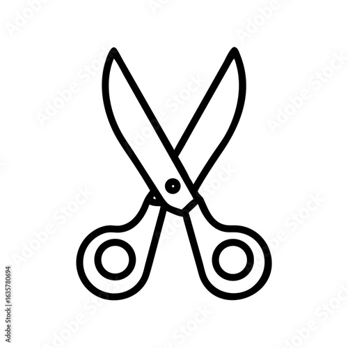 Scissors Icon for Creativity and Crafting Topics