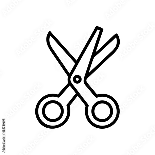 Scissors Icon for Creativity and Crafting Topics