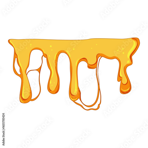 detergent dripping oil stain cartoon vector illustration