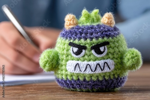 Cute Knitted Monster
