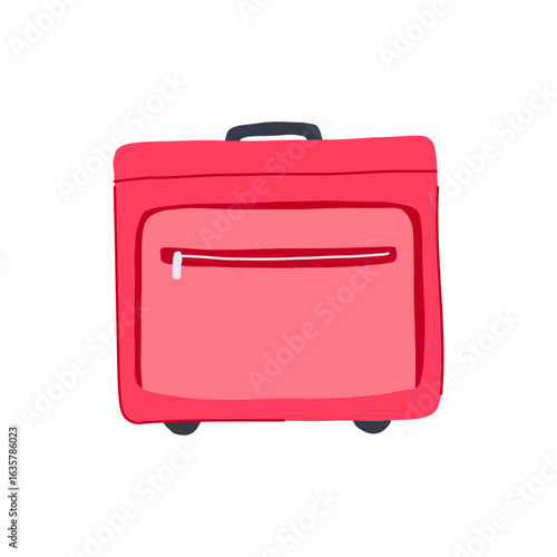 stemware garment bag cartoon vector illustration