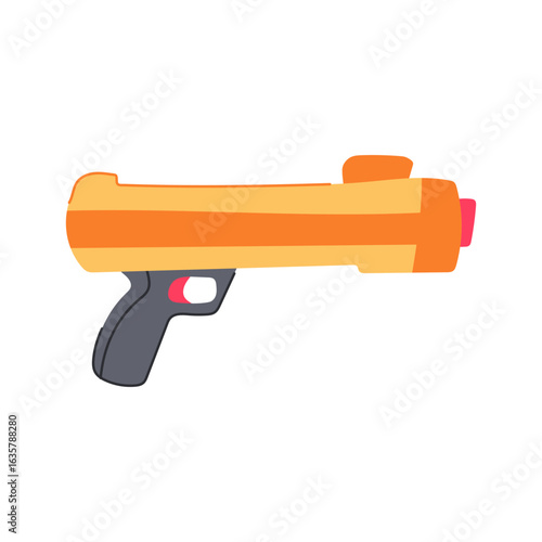 modulus nerf gun toy cartoon vector illustration