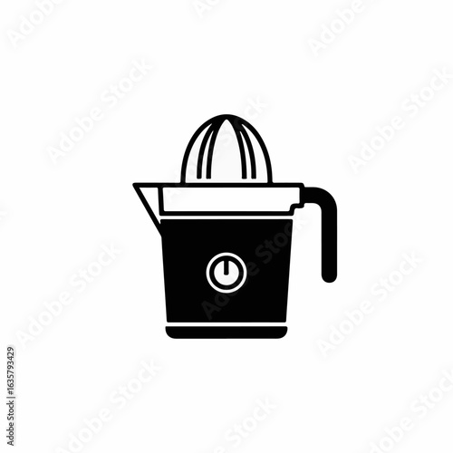 Juicer appliance features fruit squeezer, and citrus press for extracting fresh juice. Juicer detail showcases a kitchen appliance for preparing healthy drinks