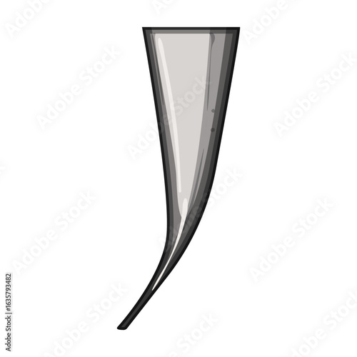 champagne viking horn cartoon vector illustration
