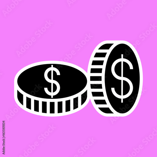 Coin Symbol Icon Design