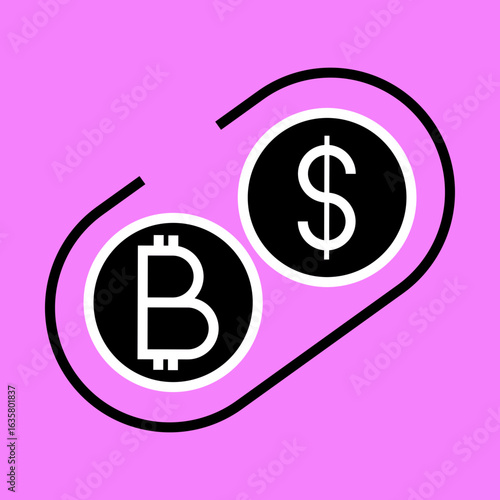 Crypto Exchange Platform Icon Design