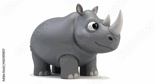 Cartoon rhino illustration