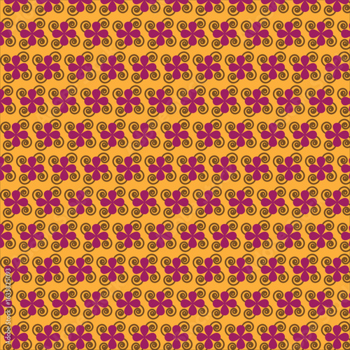 floral textile pattern, flower fabric design,