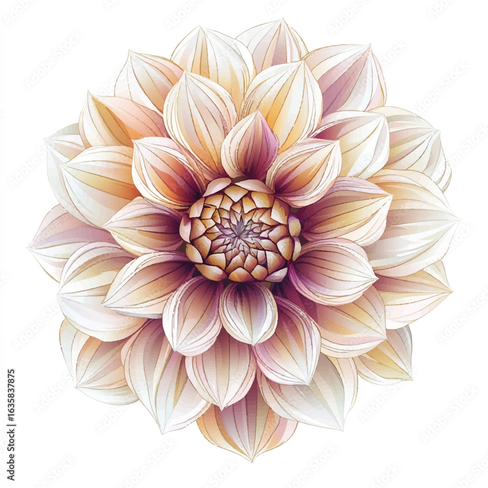 Fototapeta premium a dahlia flower