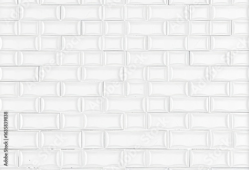 Seamless texture of a white glass block wall, offering a clean, modern background, panel, opaque
