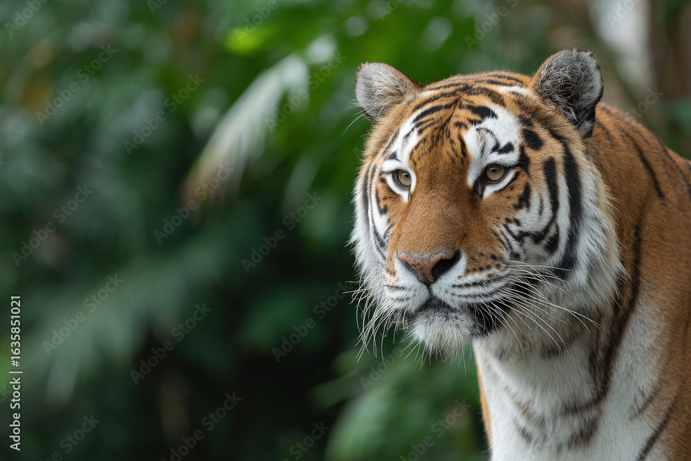 Fototapeta premium capture stunning portraits of top animals on minimalist background featuring lush bokeh effect that enhances
