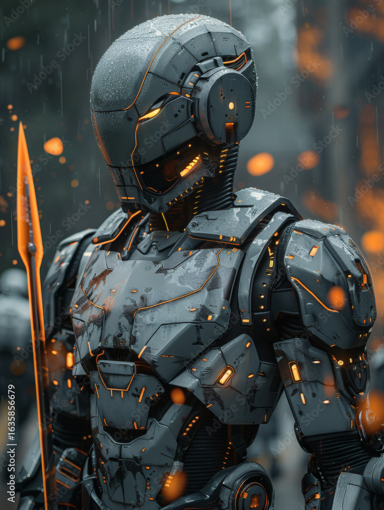 Fototapeta premium Futuristic Mythology