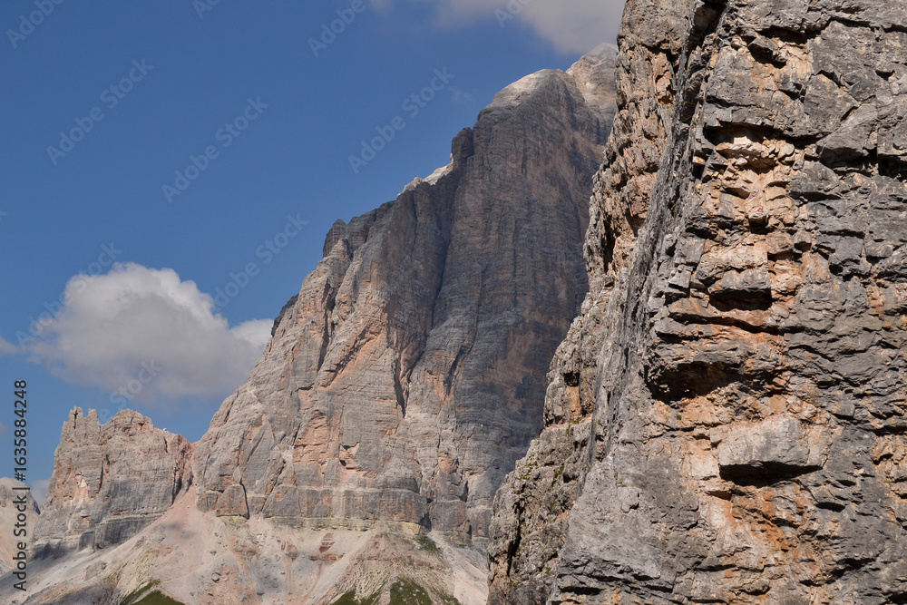 Fototapeta premium View of the Dolomites Mountains, Alps, Italy