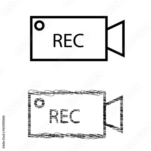 Camera Icon Vector – Photography Lens Capture Symbol