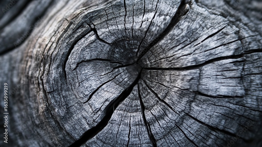 Fototapeta premium Close-up of weathered tree stump