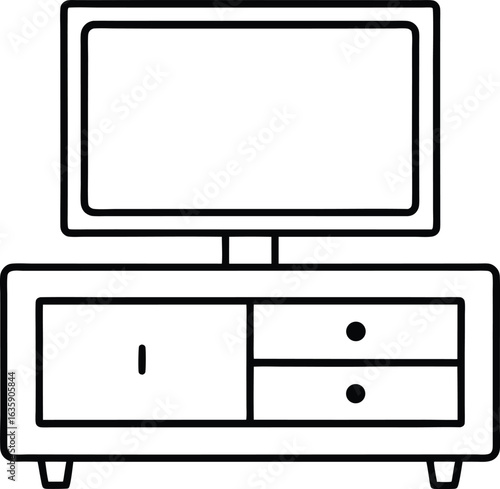 tv set vector illustration