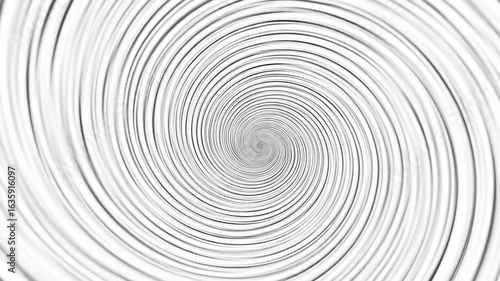 Hypnotic Spiral: A mesmerizing grayscale vortex