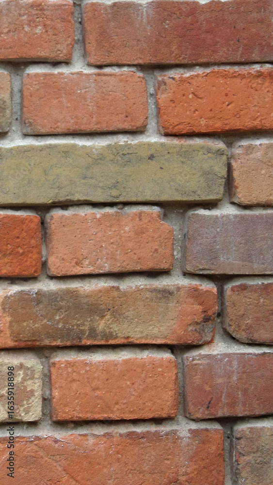 Obraz premium Brick wall background, background for phone