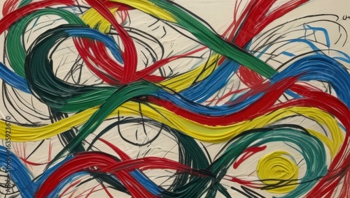 Modern Abstract Art Backdrop