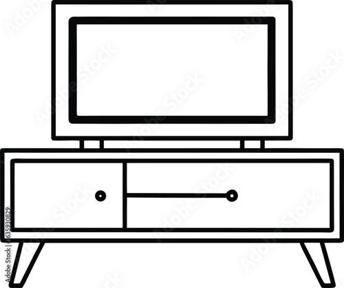 tv set vector illustration