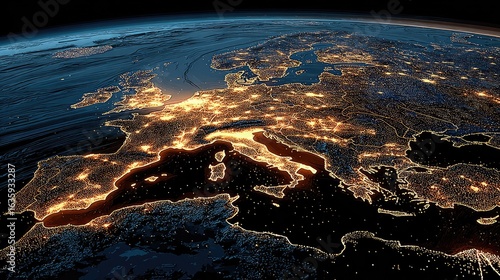 European night lights