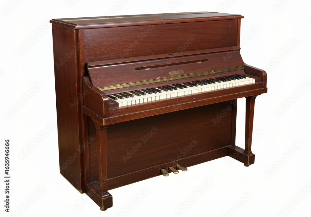 Fototapeta premium piano isolated