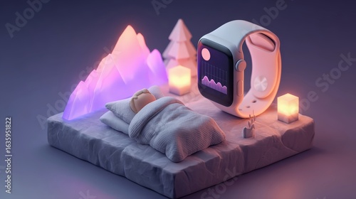 Explore sleep quality analysis with a smartwatch and 3D sleep cycle graph approach