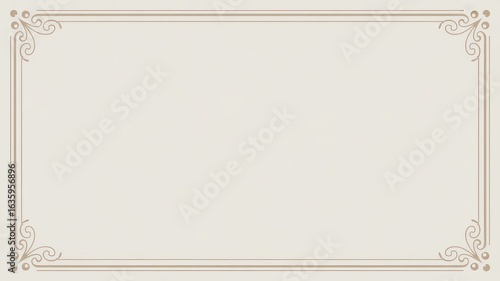 Elegant certificate border frame template vector design for invitation and diploma background use