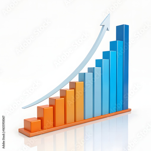 business graph on white background Free Download business graph on white background - GFXLoad