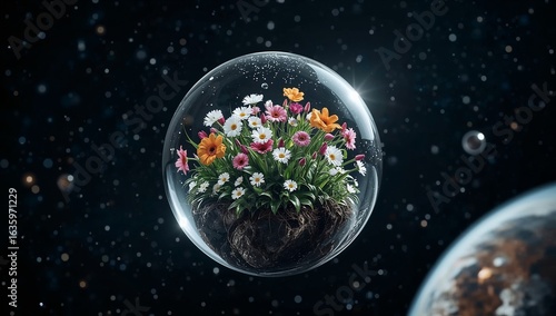 planet in space