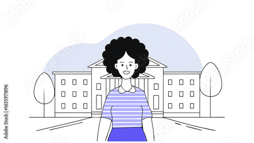 smiling gorgeous brazilian teen student girl, playing with hair, looking friendly at camera. headshot closeup portrait of beautiful cheerful young ginger african amerian woman with curly afro hair