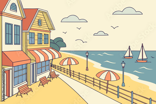 Bethany Beach in Delaware is a quiet coastal town known for its family-friendly atmosphere and charming boardwalk.