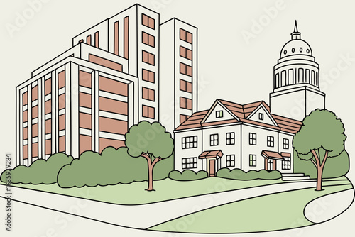 Bethesda, Maryland is a wealthy suburb of Washington, D.C., known for its cultural attractions, healthcare institutions, and urban development.