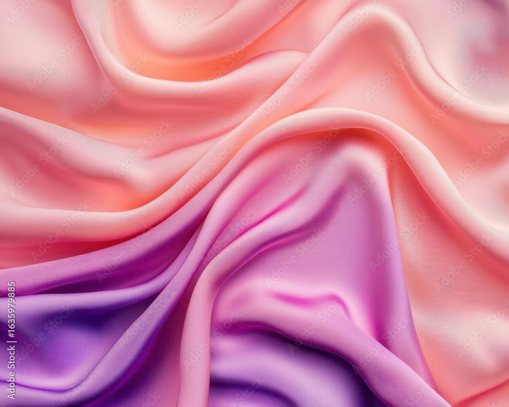 Obraz premium Seamless cozy silk layer effect, soft shading and abstract flowing layout