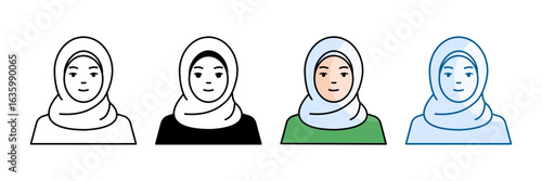 Azizah Icon Set Multiple Style Collection