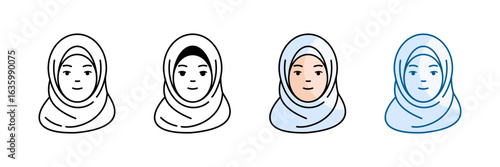 Amina Icon Set Multiple Style Collection
