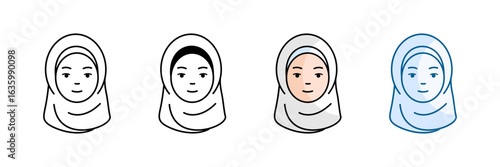 Hafsah Icon Set Multiple Style Collection