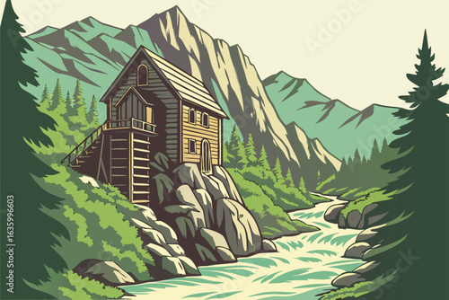 Colorado’s Crystal Mill is a popular subject, perched beside a rushing mountain river near Marble.