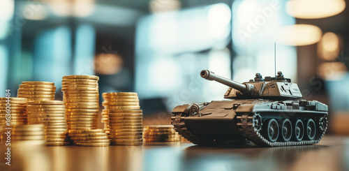 Verteidigung - Symbolbild Rüstungsindustrie und Militärische Aufrüstung in Europa 
