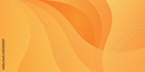 Warm and orange abstract art background. Vector illustration