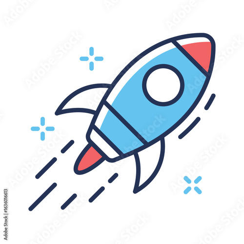 Easy to edit linear icon of performance boost results