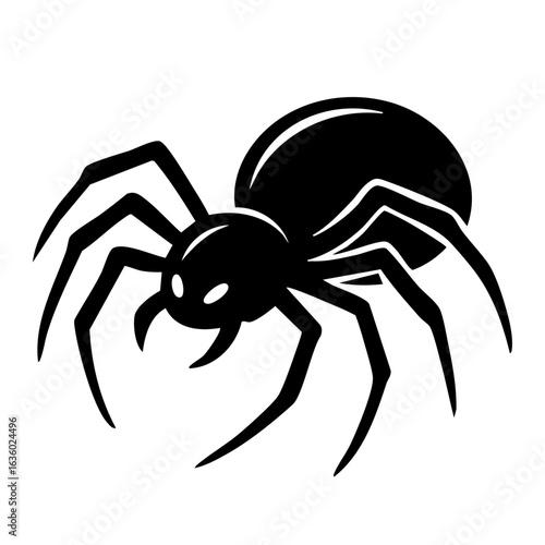schwarze Spinne Icon
