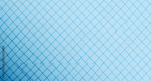 A calming light blue gradient background features a prominent diamond grid pattern, offering a simple and clean design element with slight distressing for visual texture