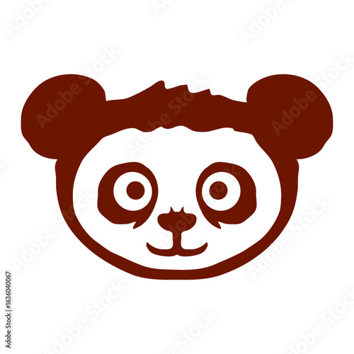 Panda Bear Cute Asian Animal Black White Pattern