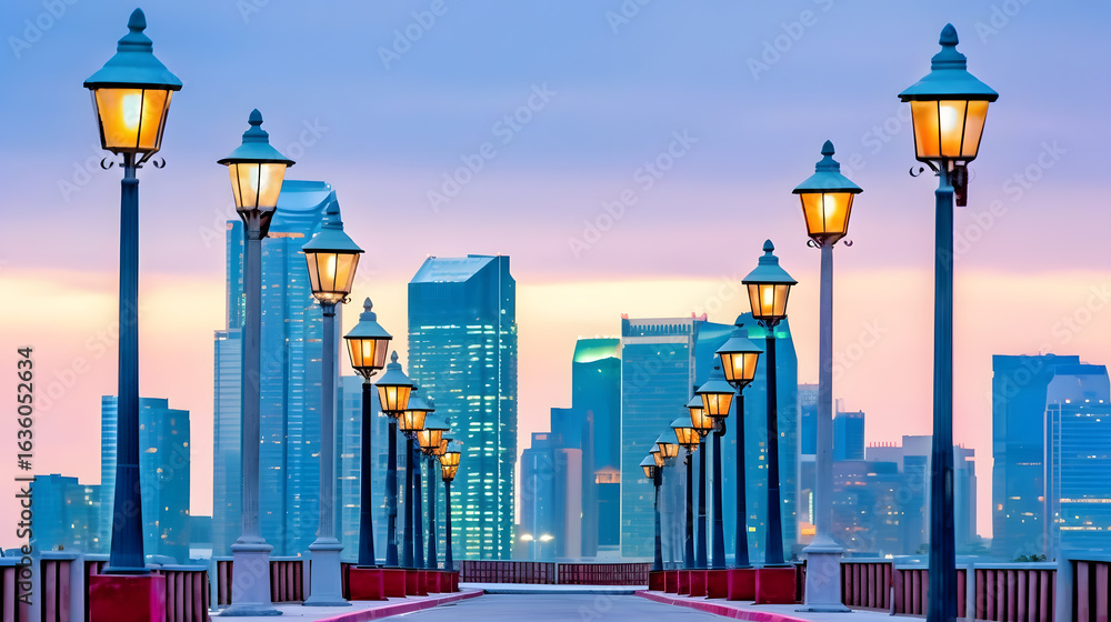 Obraz premium Urban Night View