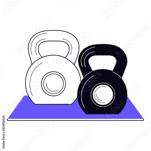 vector illustration Rogue Kettlebells 
