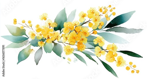 Watercolor floral arrangement (7)