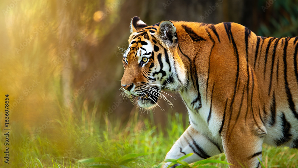 Naklejka premium Large termite mound in a grassy savanna landscape