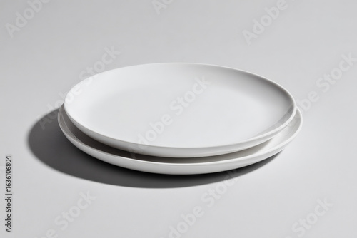 empty white plate
