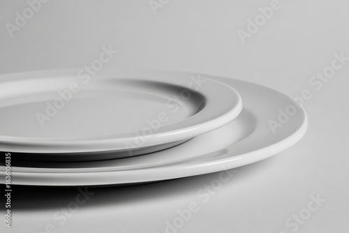 empty white plate